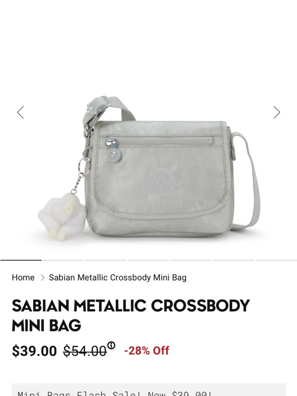 New With Tag Kipling Sabian New bright Met Crossbody Bag